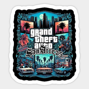 Grand Theft Auto San Andreas Sticker